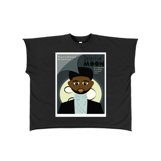 Raw Edge Boxy Non-Shrink T-Shirt