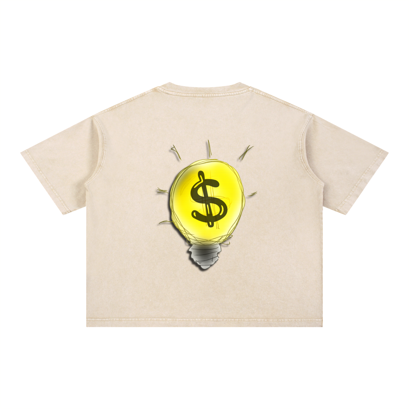 Mineral Wash Boxy Cotton T-Shirt