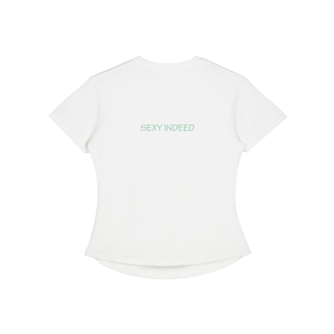 Vintage Washed Bodycon Cotton T-Shirt