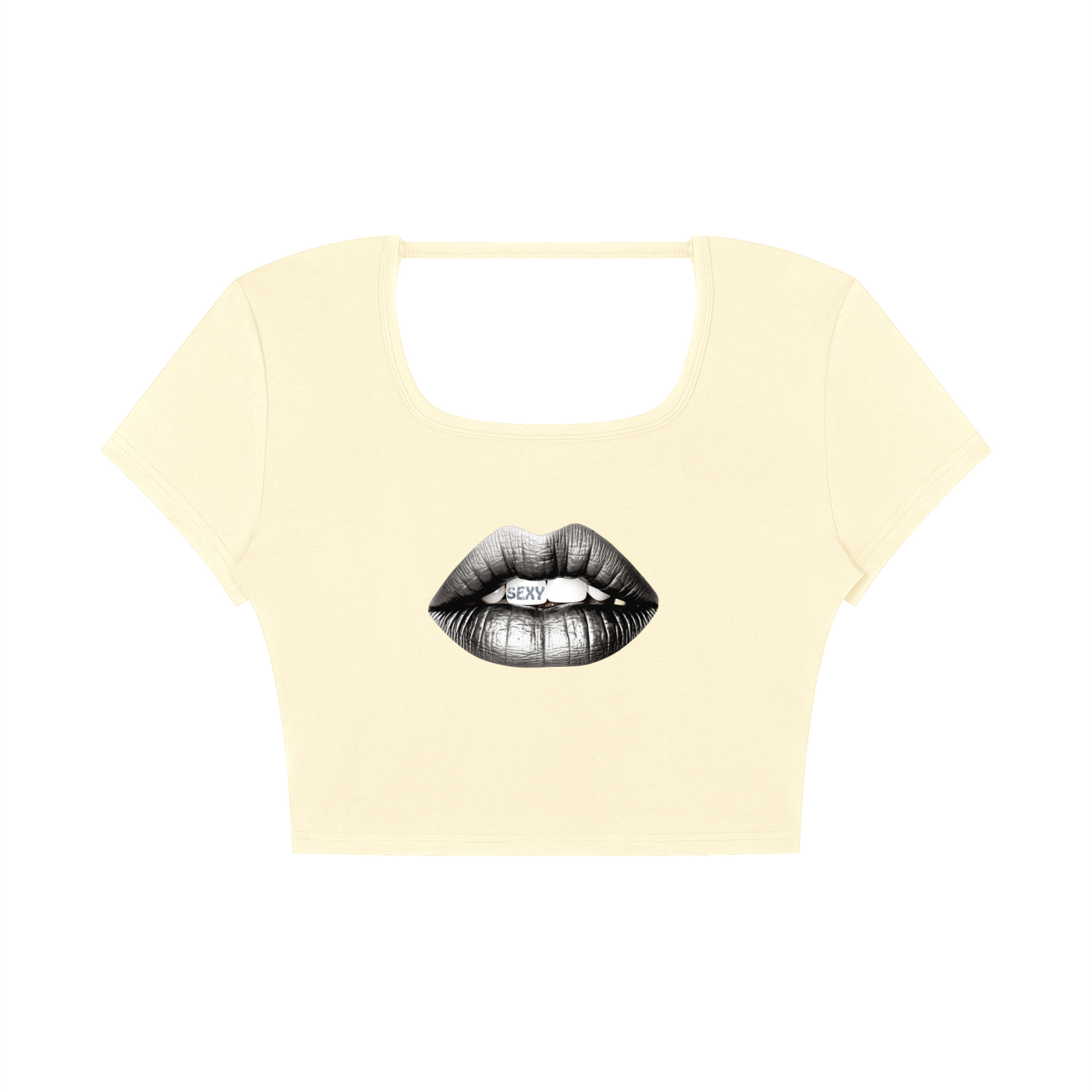 Women's Square Neck Crop T-Shirt