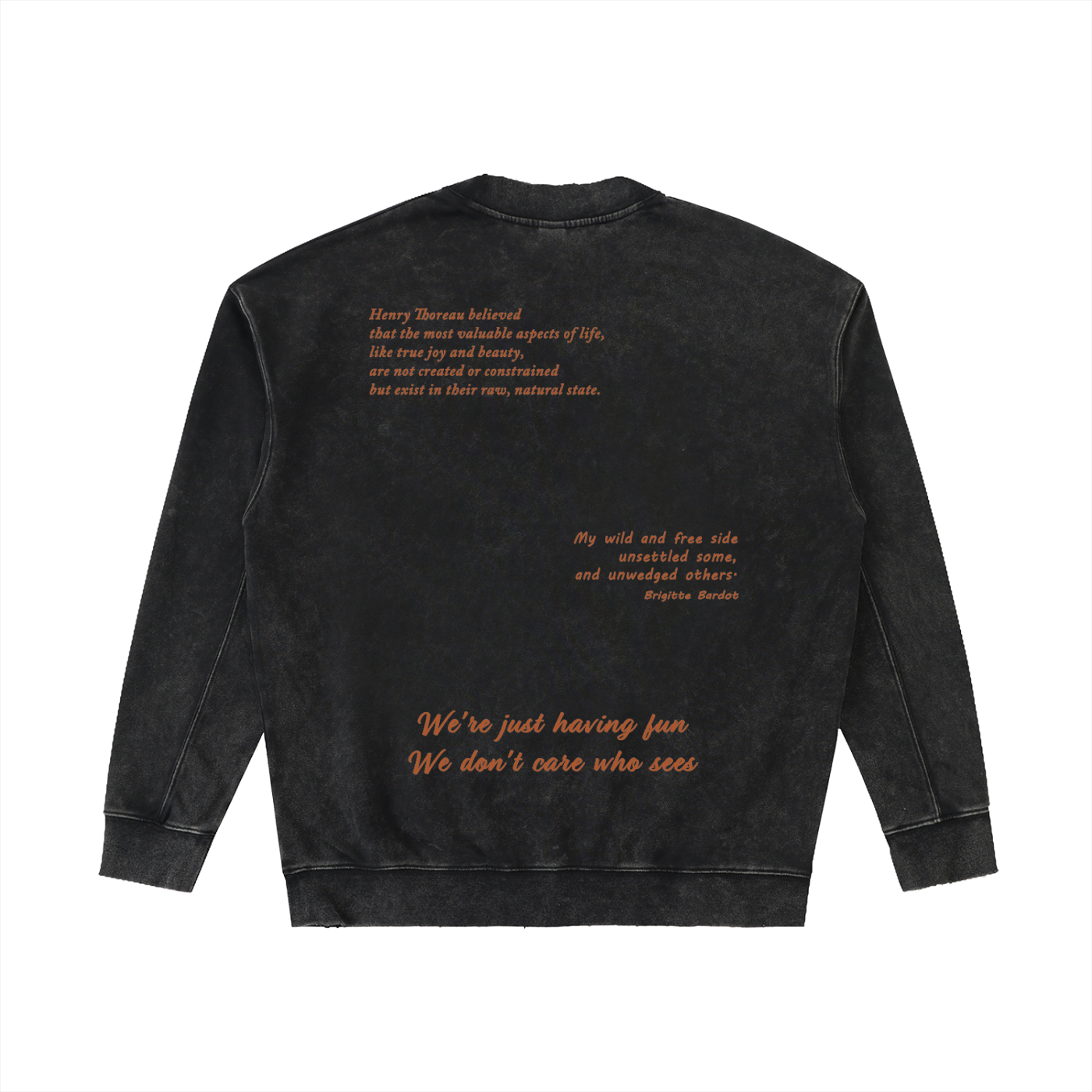 Drop Shoulder Crewneck Sweatshirt