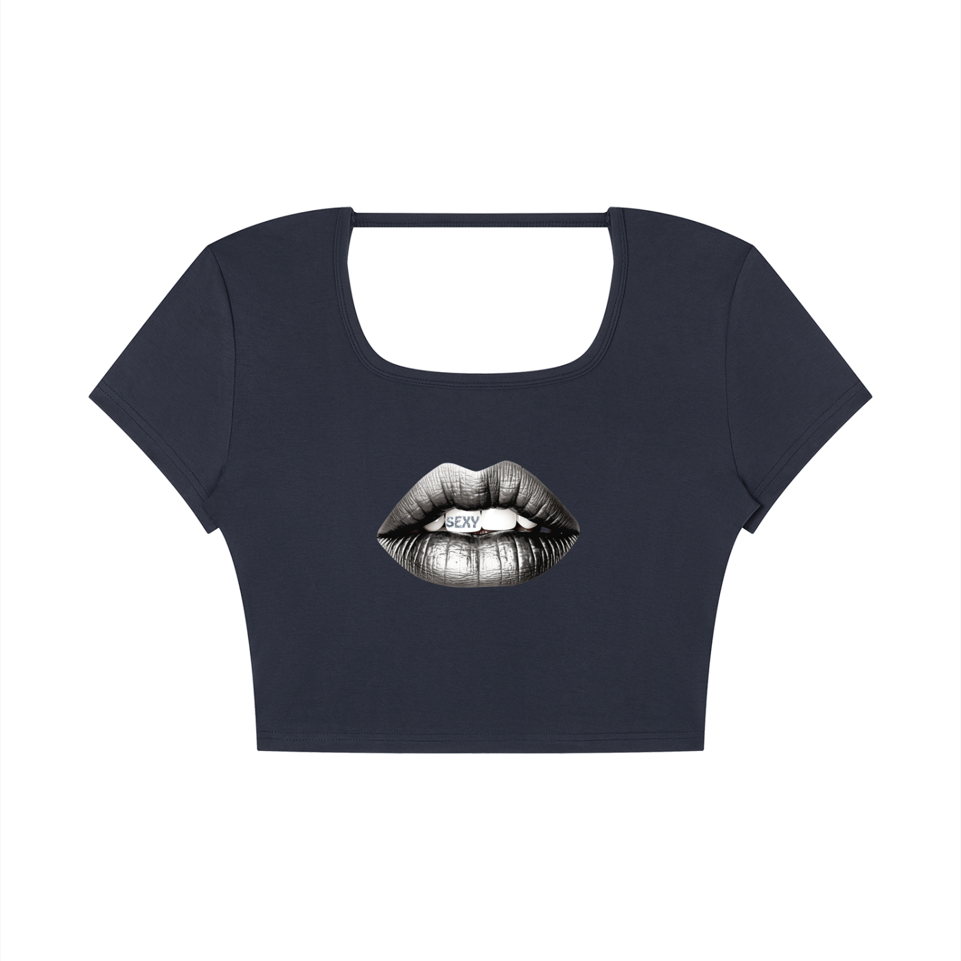 Women's Square Neck Crop T-Shirt