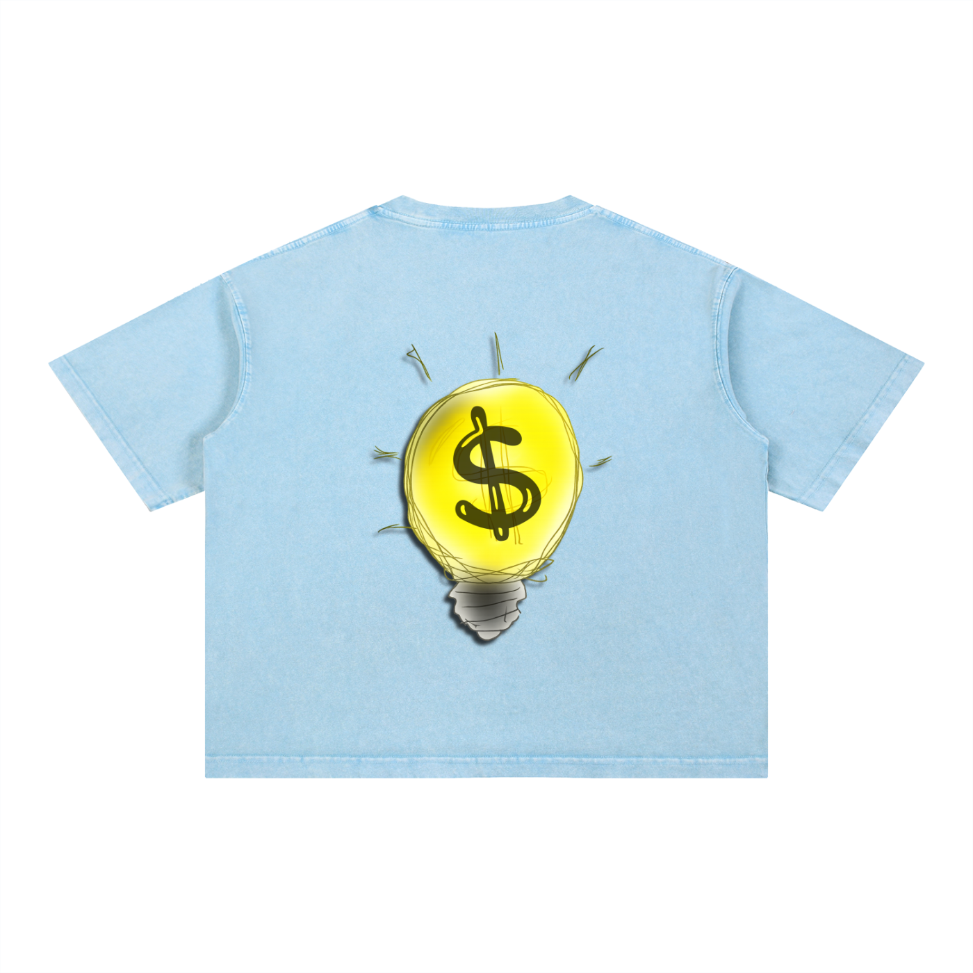 Mineral Wash Boxy Cotton T-Shirt
