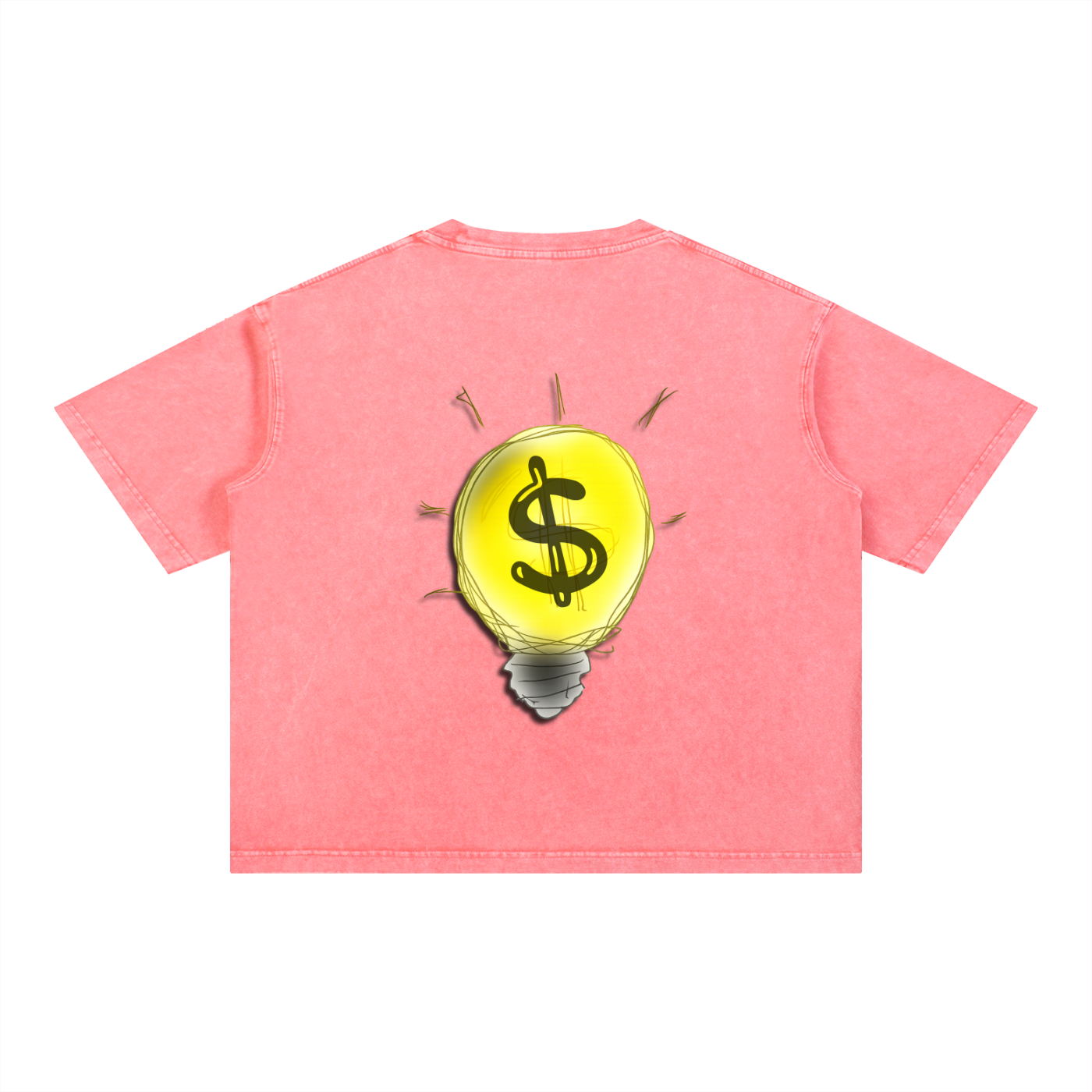 Mineral Wash Boxy Cotton T-Shirt