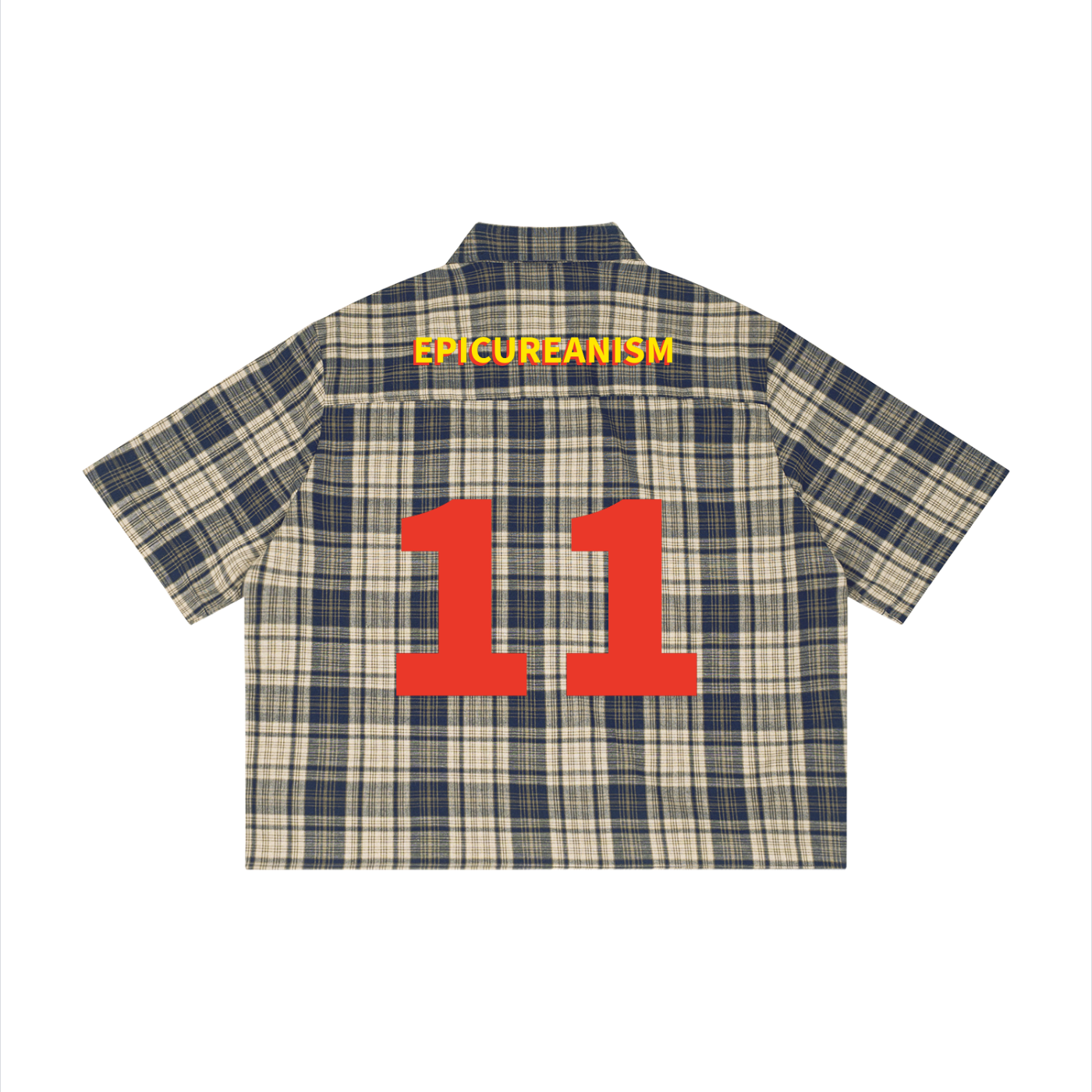 Unisex Plaid Boxy Short Sleeve Shirt