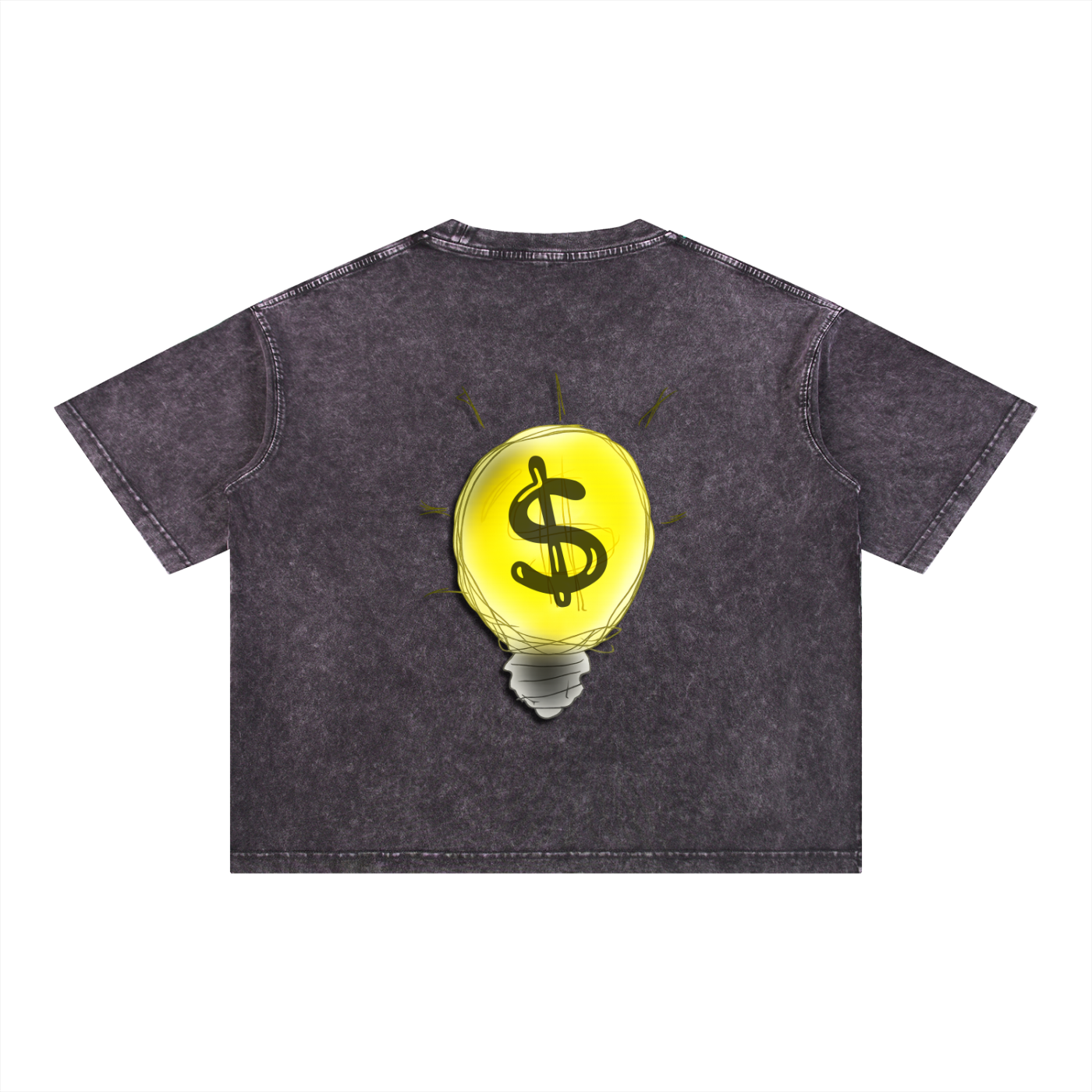 Mineral Wash Boxy Cotton T-Shirt