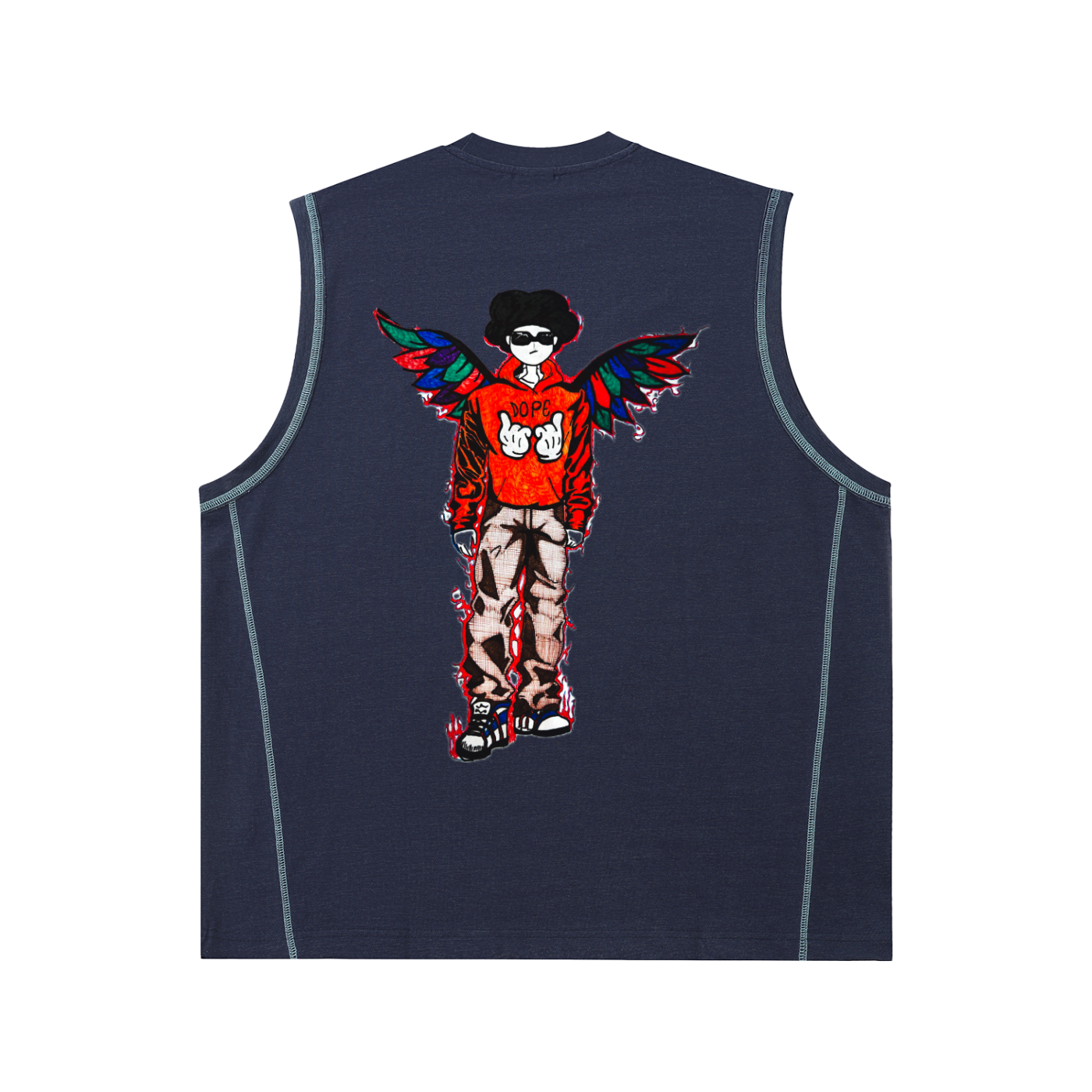 Contrast Panel Cooling Performance Tank Top