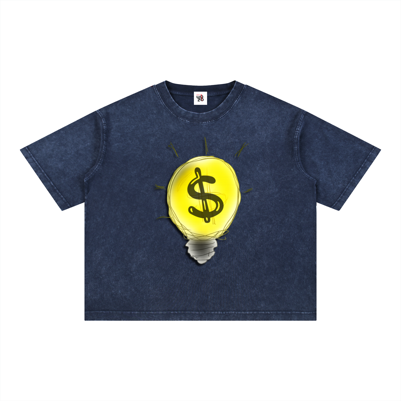 Mineral Wash Boxy Cotton T-Shirt