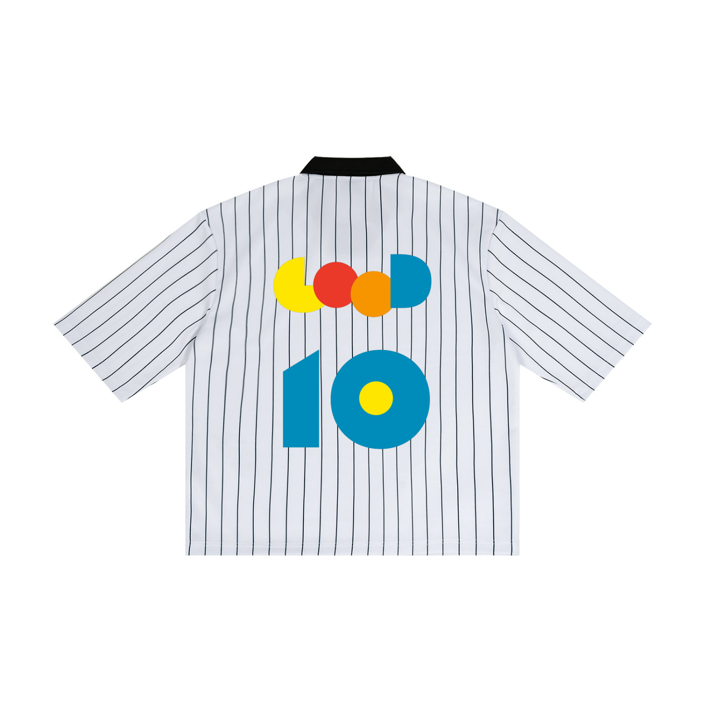 Unisex Pinstripe Collared Soccer Jersey