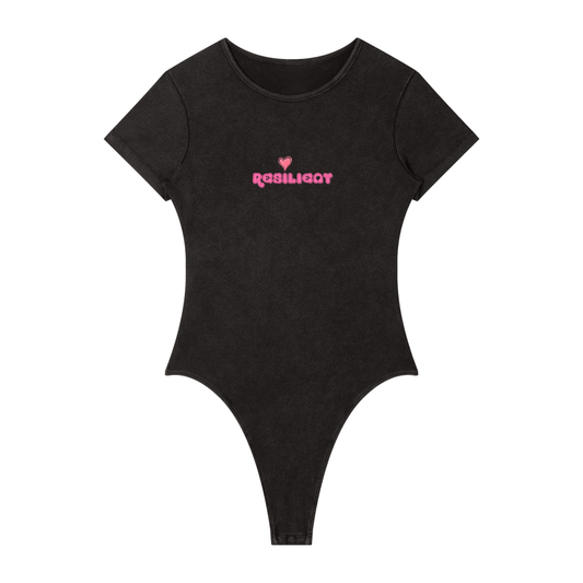 Women's Mineral Wash Crewneck Bodysuit