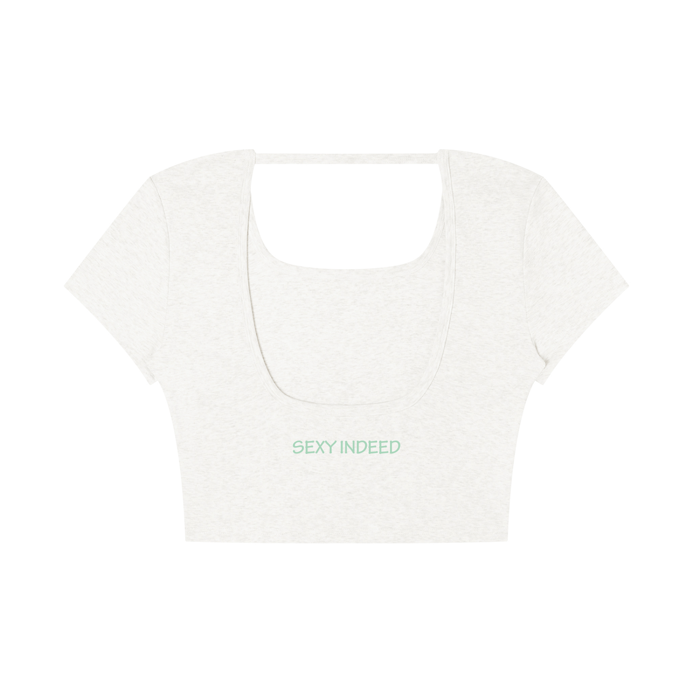 Women's Square Neck Crop T-Shirt