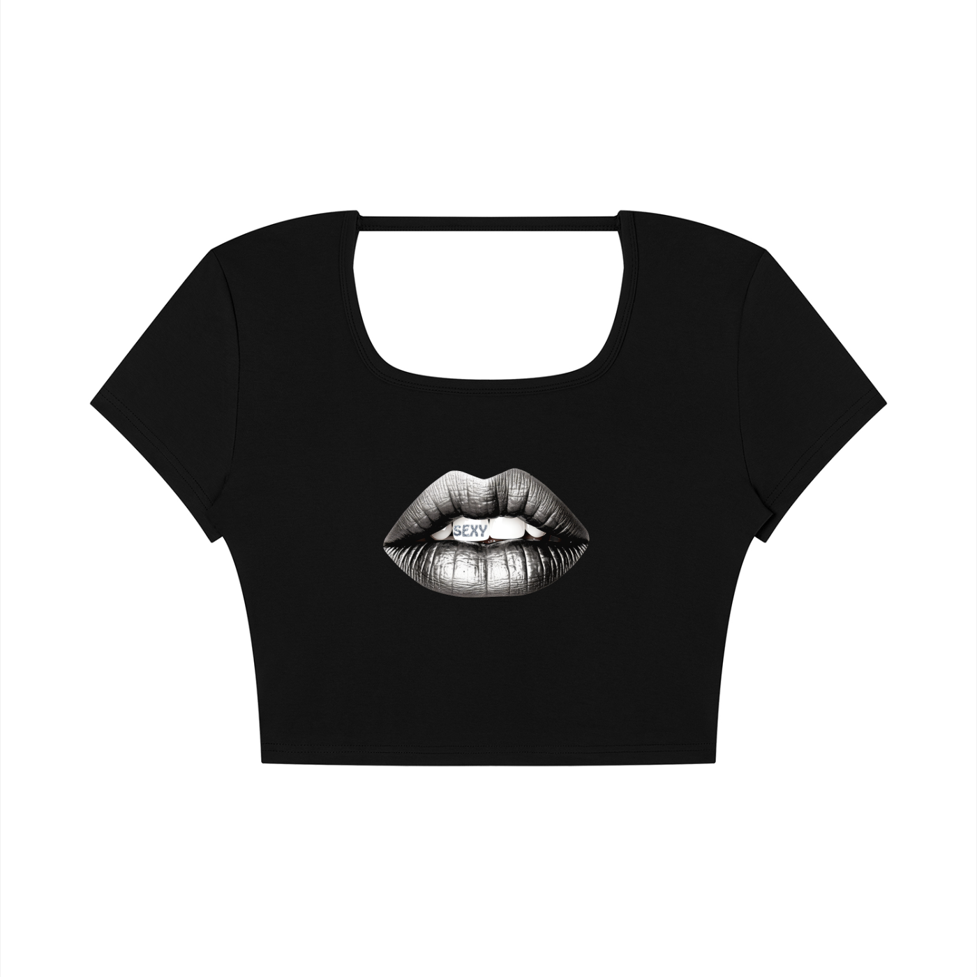 Women's Square Neck Crop T-Shirt
