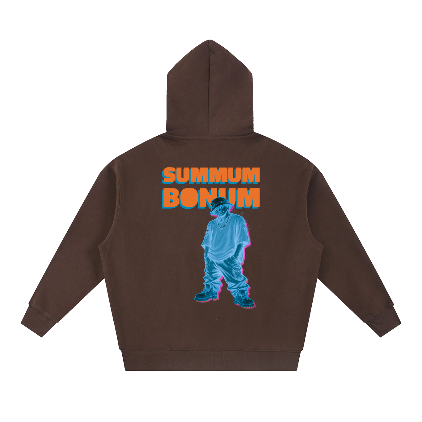 Essential Oversized Boxy Fit Fleece Hoodie