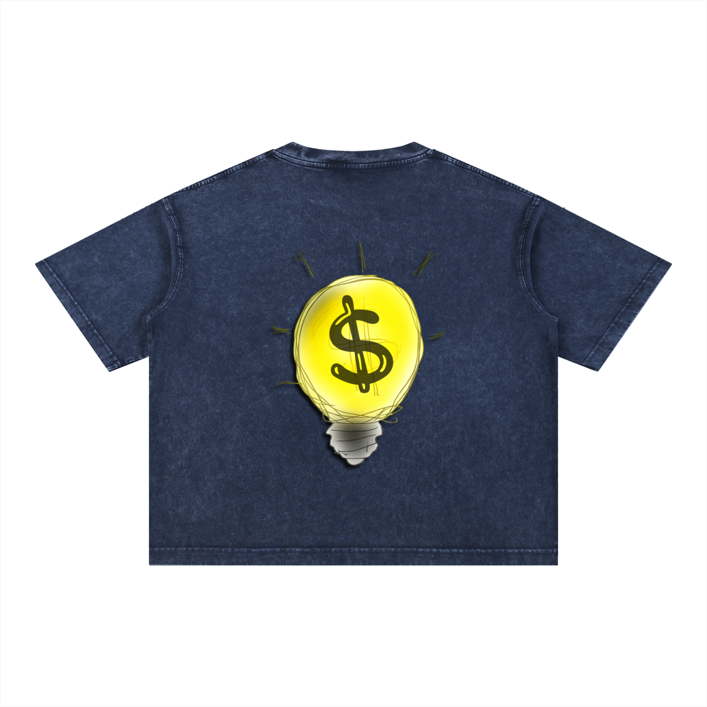 Mineral Wash Boxy Cotton T-Shirt