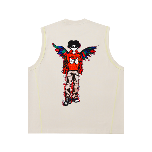 Contrast Panel Cooling Performance Tank Top