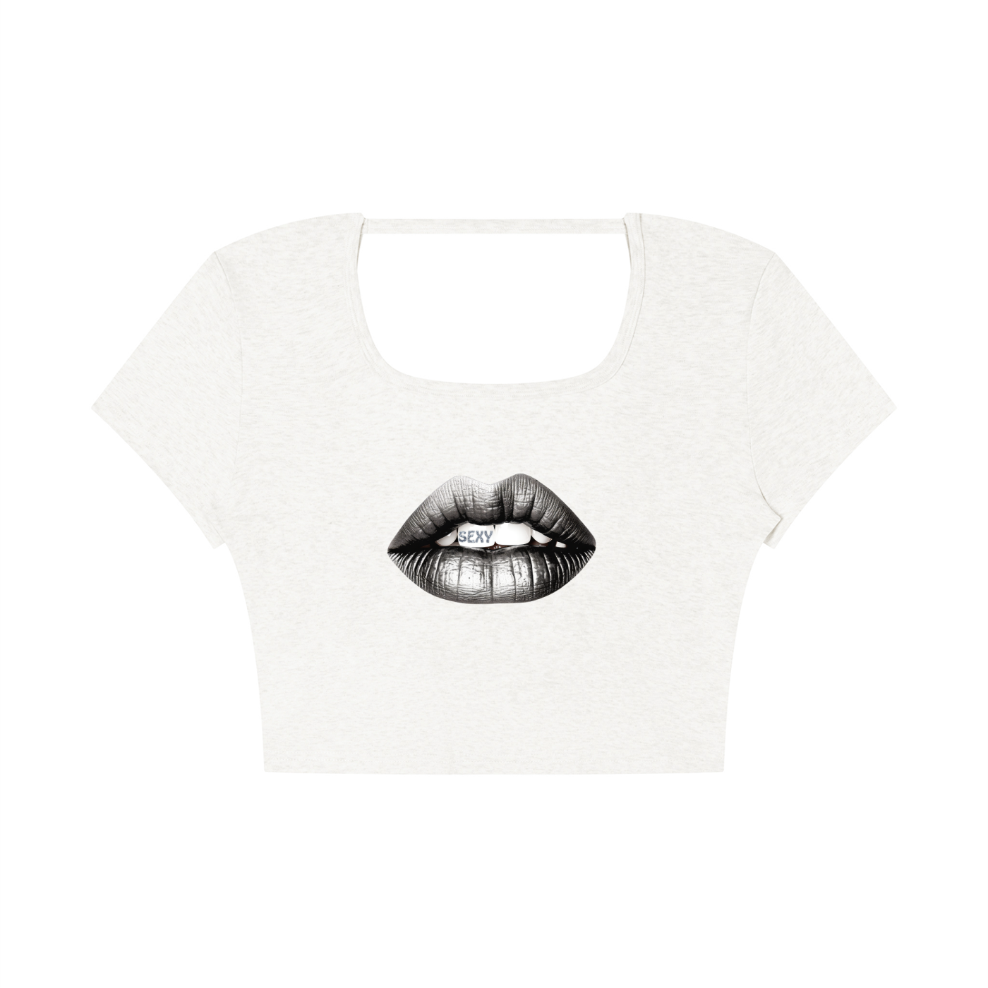 Women's Square Neck Crop T-Shirt