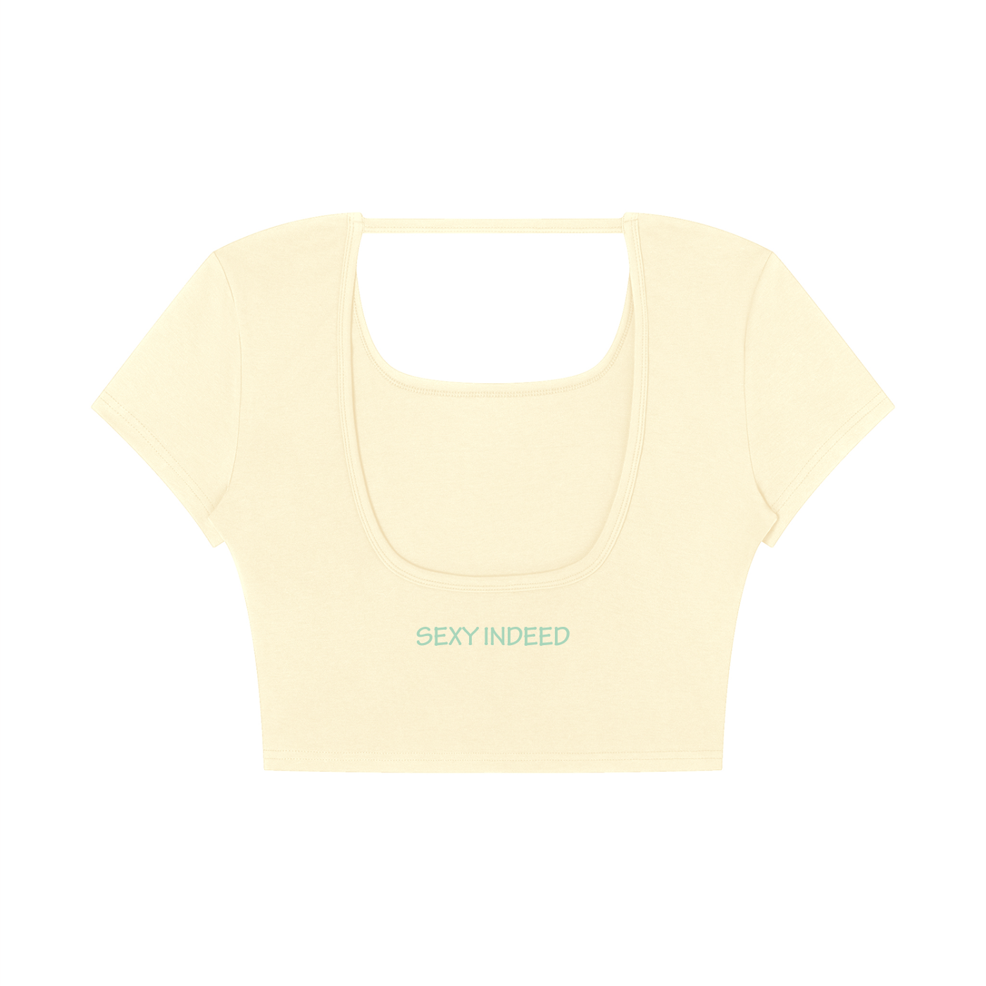 Women's Square Neck Crop T-Shirt