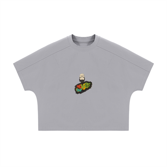 Unisex Boxy Tonal Paneling T-Shirt