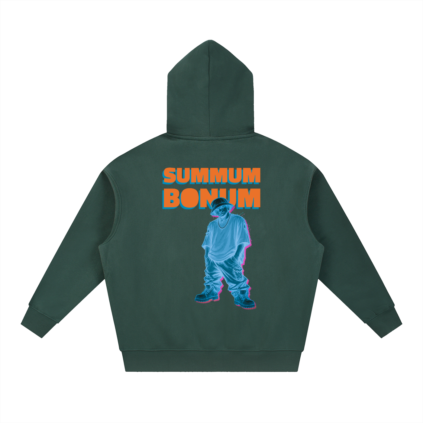 Essential Oversized Boxy Fit Fleece Hoodie