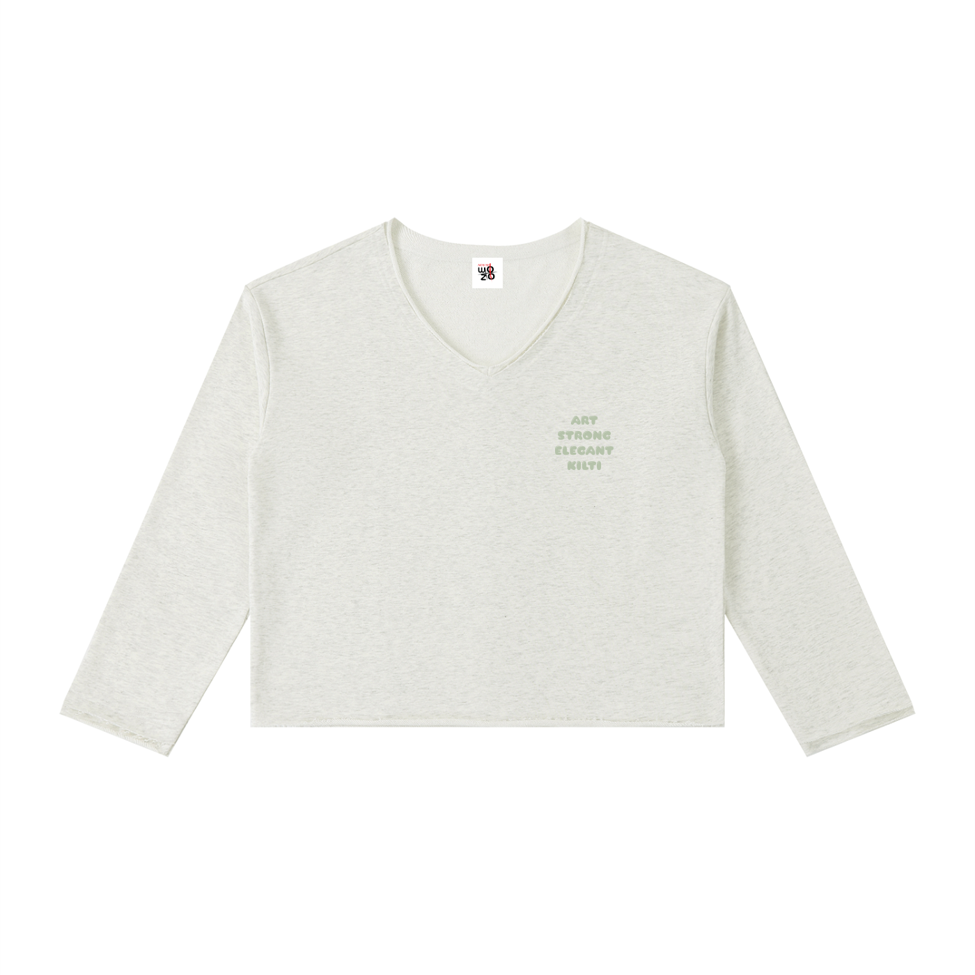 Women's Raw Hem Long Sleeve T-Shirt
