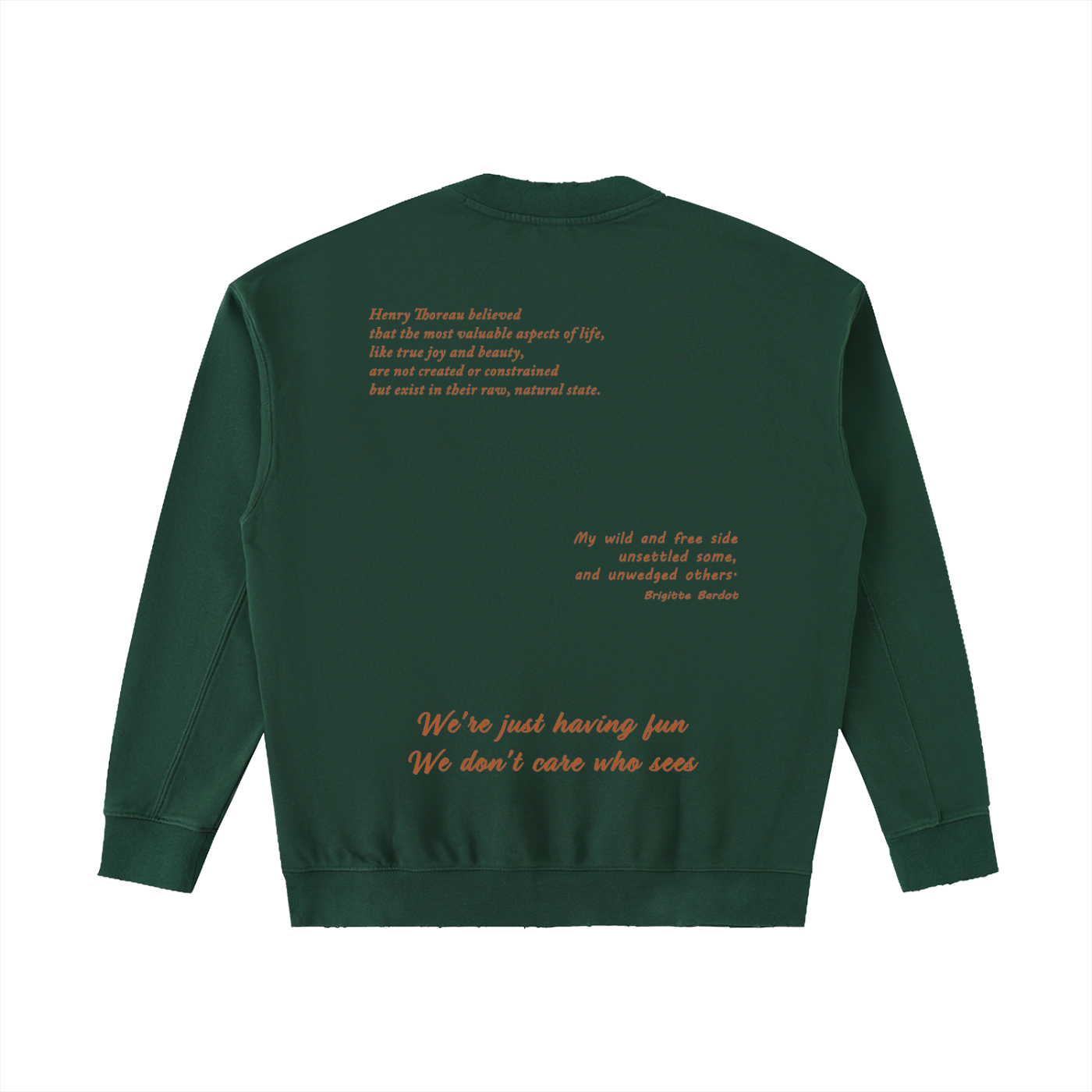Drop Shoulder Crewneck Sweatshirt