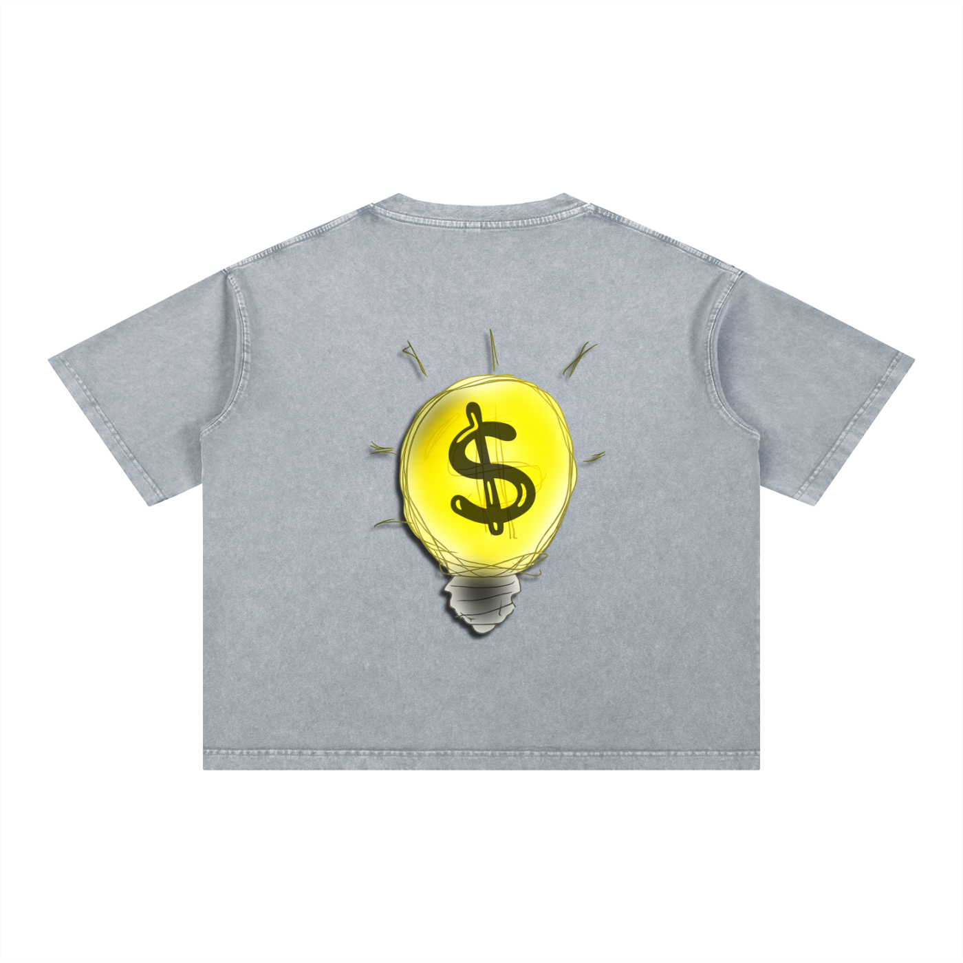 Mineral Wash Boxy Cotton T-Shirt