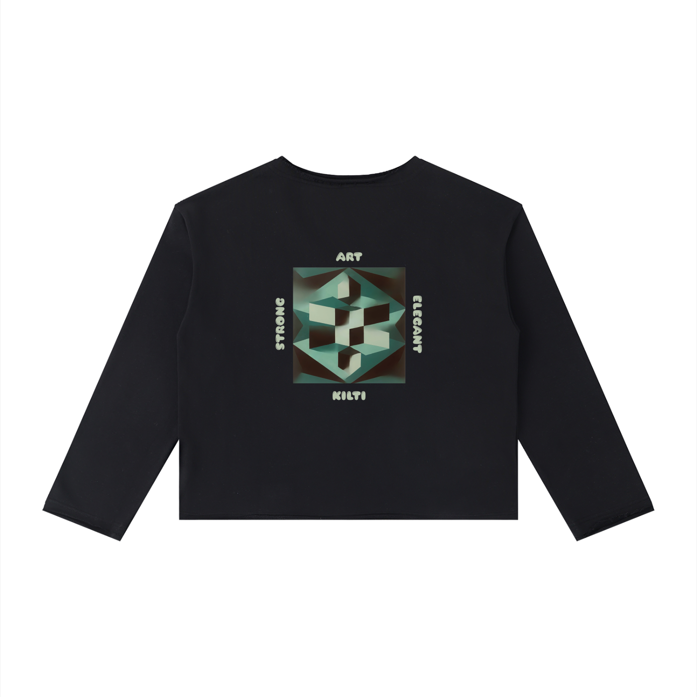 Women's Raw Hem Long Sleeve T-Shirt