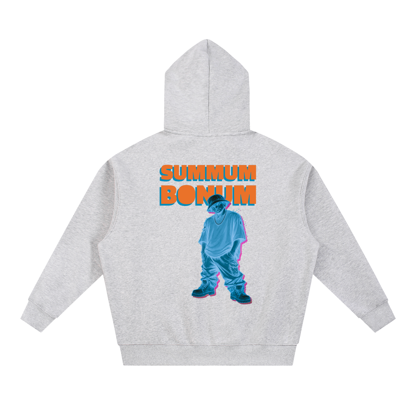 Essential Oversized Boxy Fit Fleece Hoodie