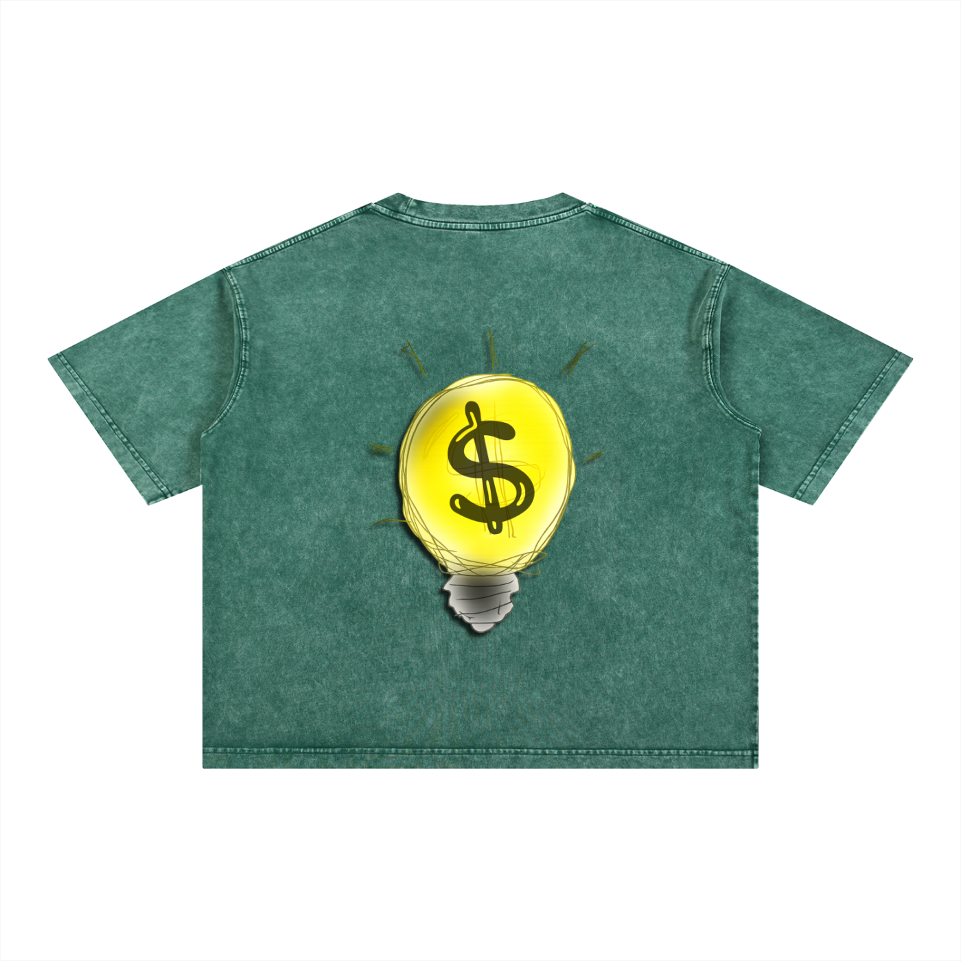 Mineral Wash Boxy Cotton T-Shirt