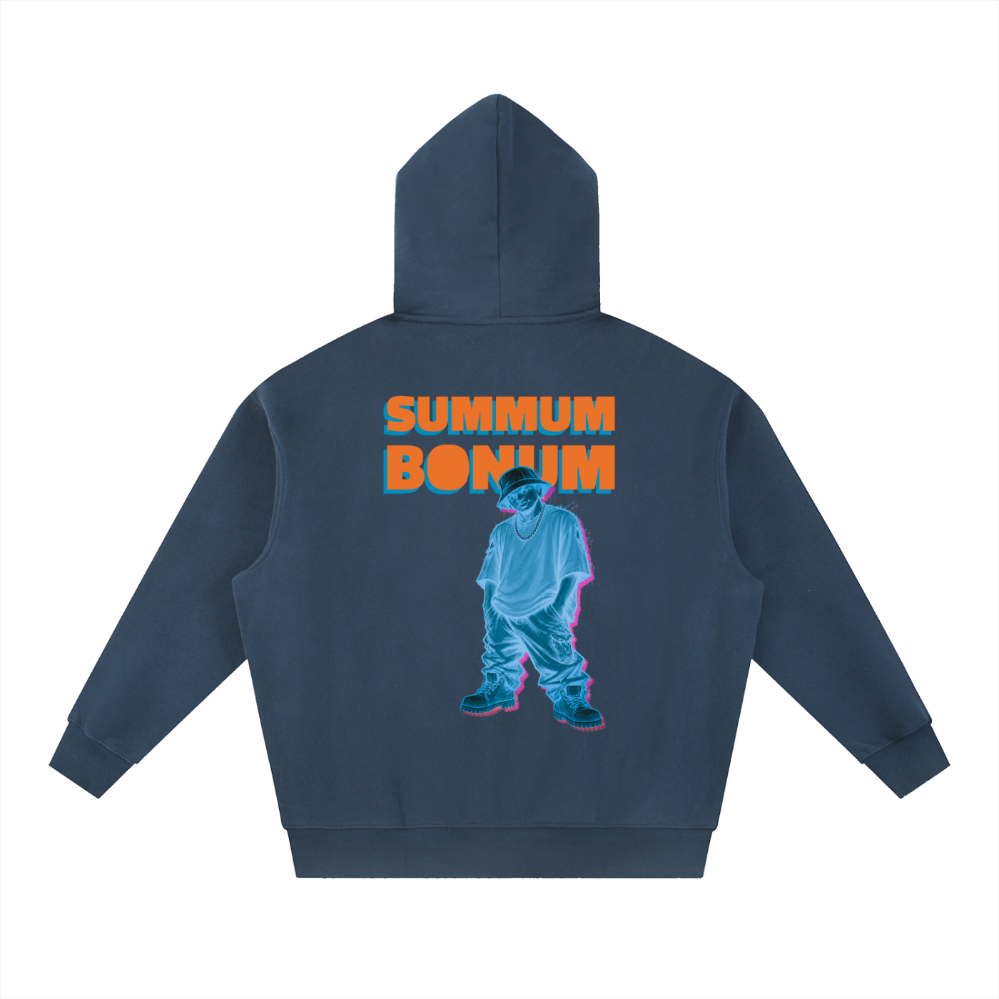 Essential Oversized Boxy Fit Fleece Hoodie