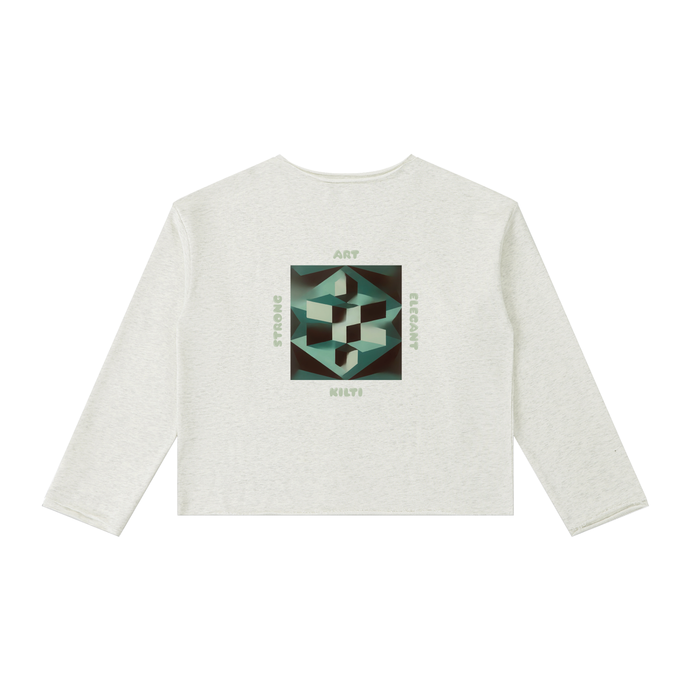 Women's Raw Hem Long Sleeve T-Shirt