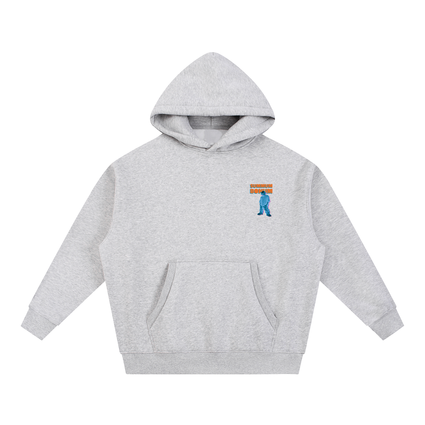 Essential Oversized Boxy Fit Fleece Hoodie