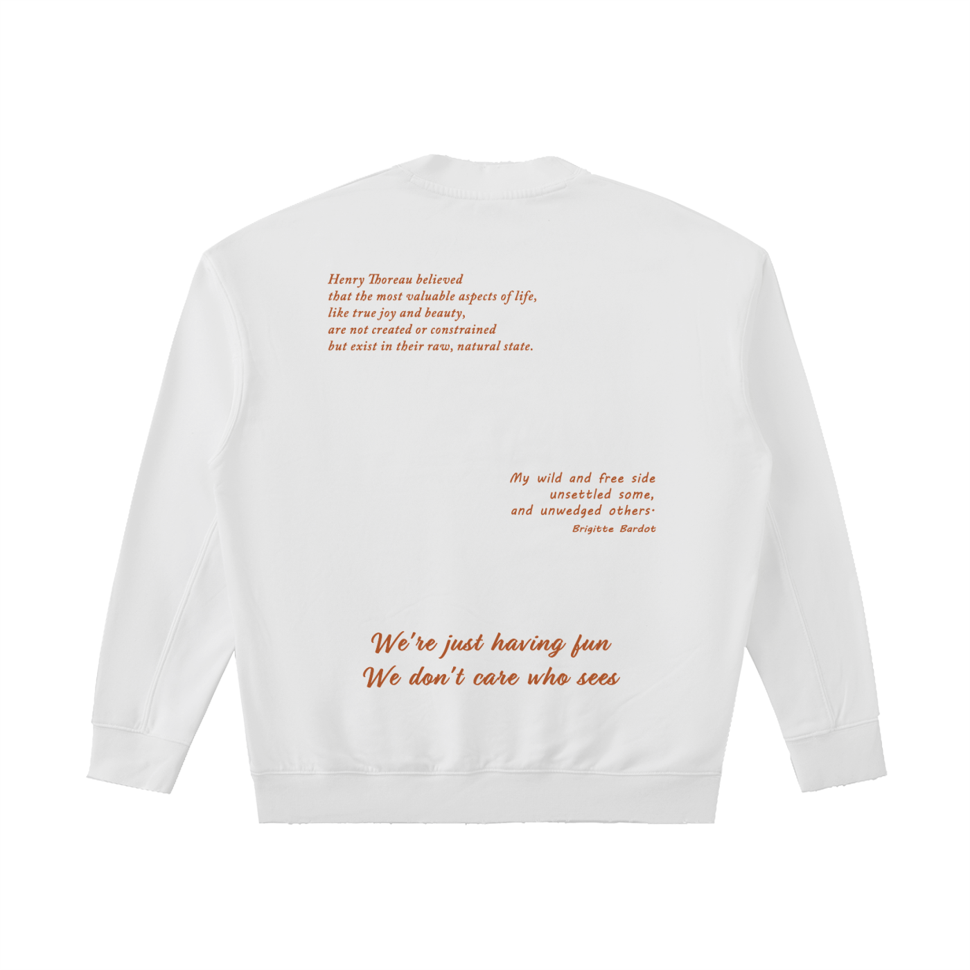 Drop Shoulder Crewneck Sweatshirt