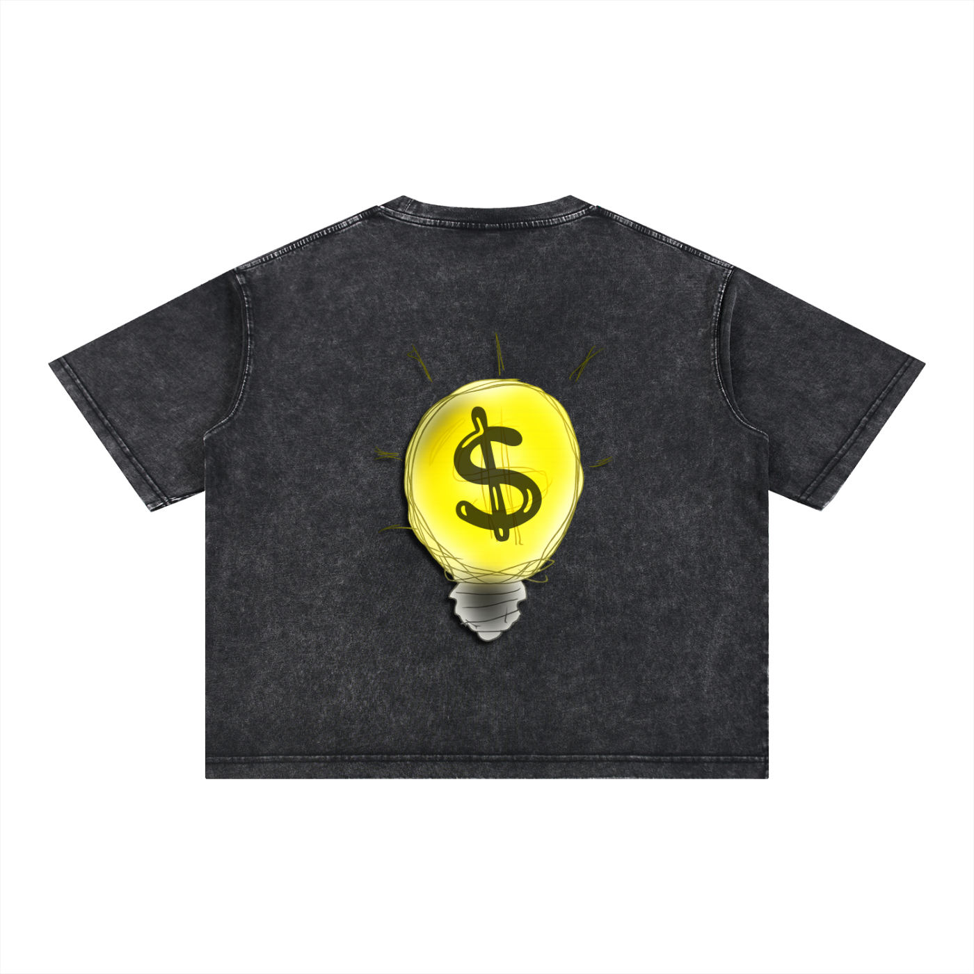 Mineral Wash Boxy Cotton T-Shirt
