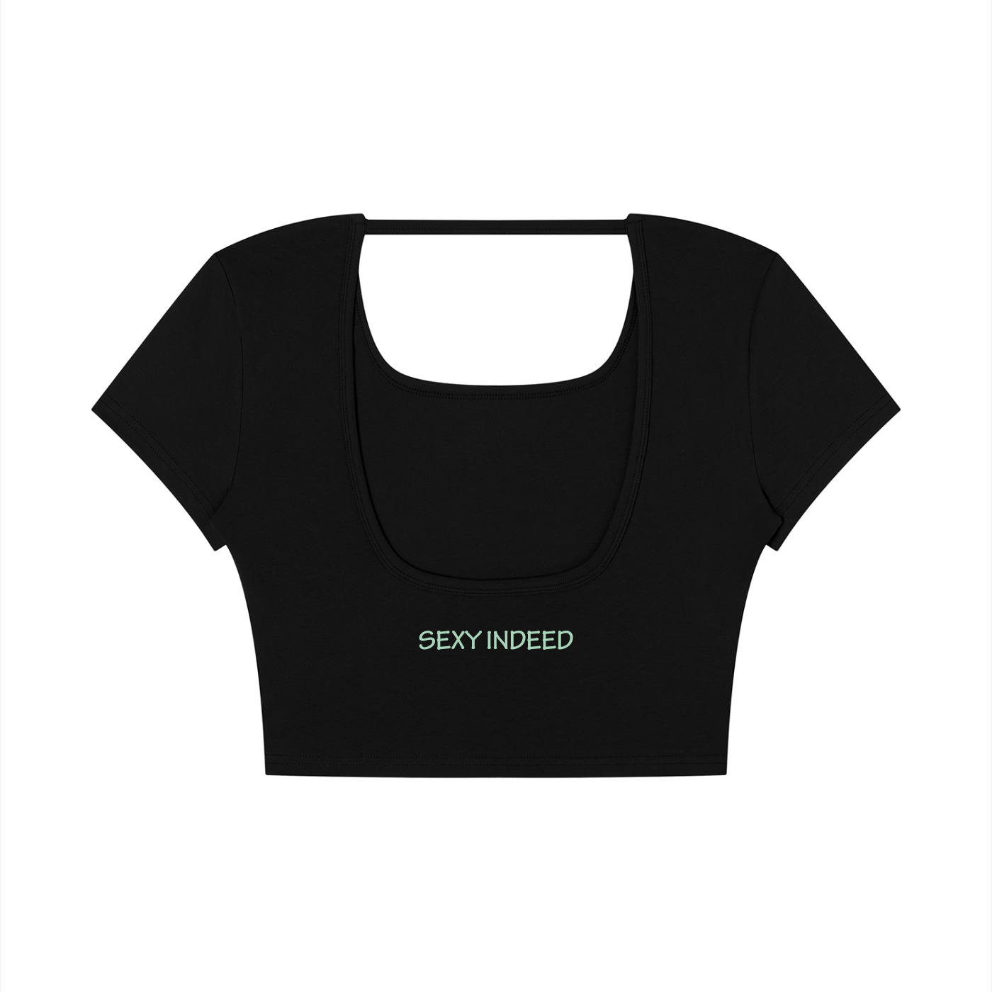 Women's Square Neck Crop T-Shirt