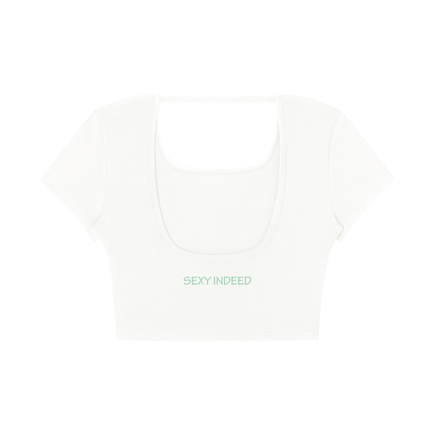 Women's Square Neck Crop T-Shirt