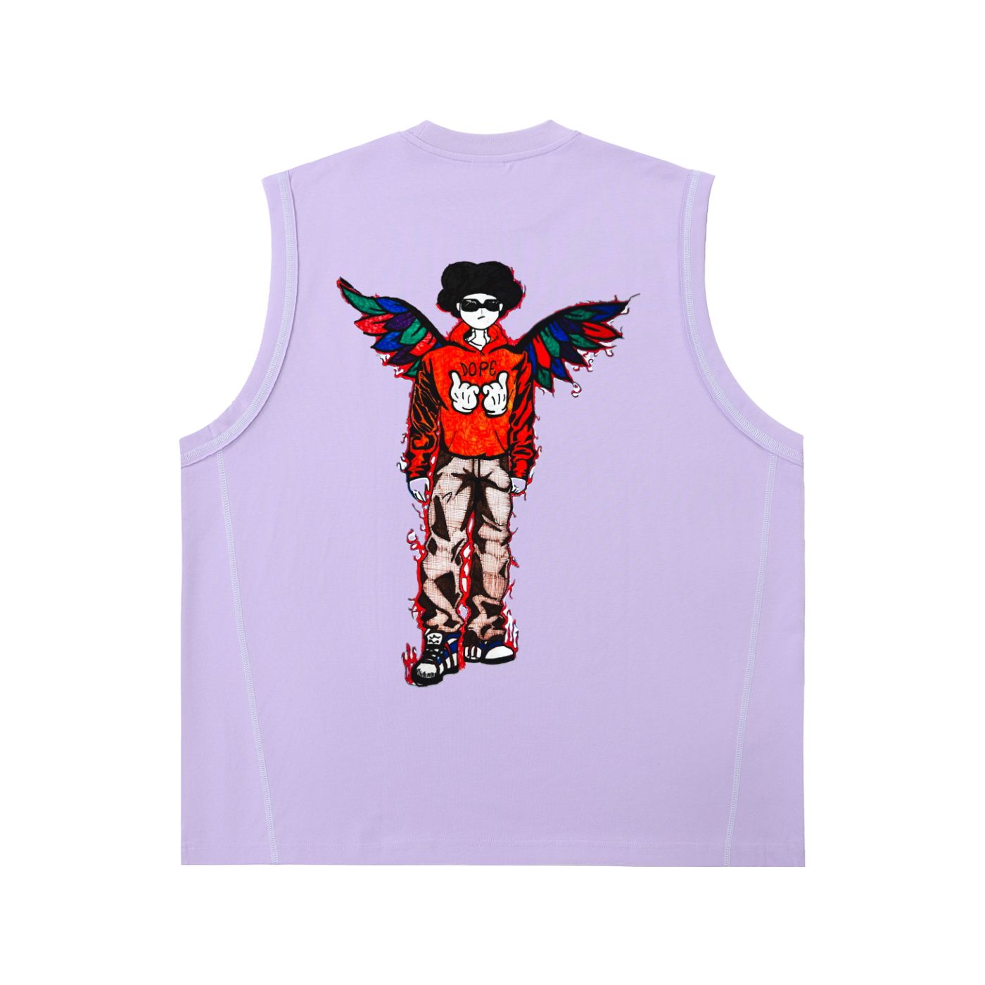 Contrast Panel Cooling Performance Tank Top