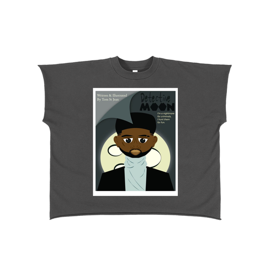 Raw Edge Boxy Non-Shrink T-Shirt