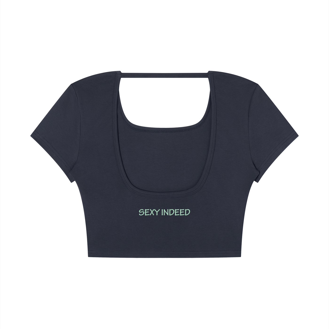 Women's Square Neck Crop T-Shirt
