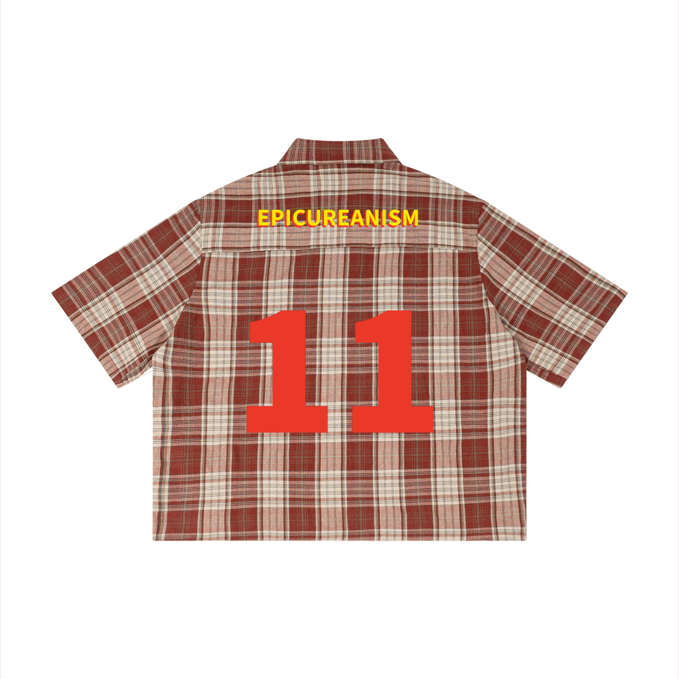 Unisex Plaid Boxy Short Sleeve Shirt