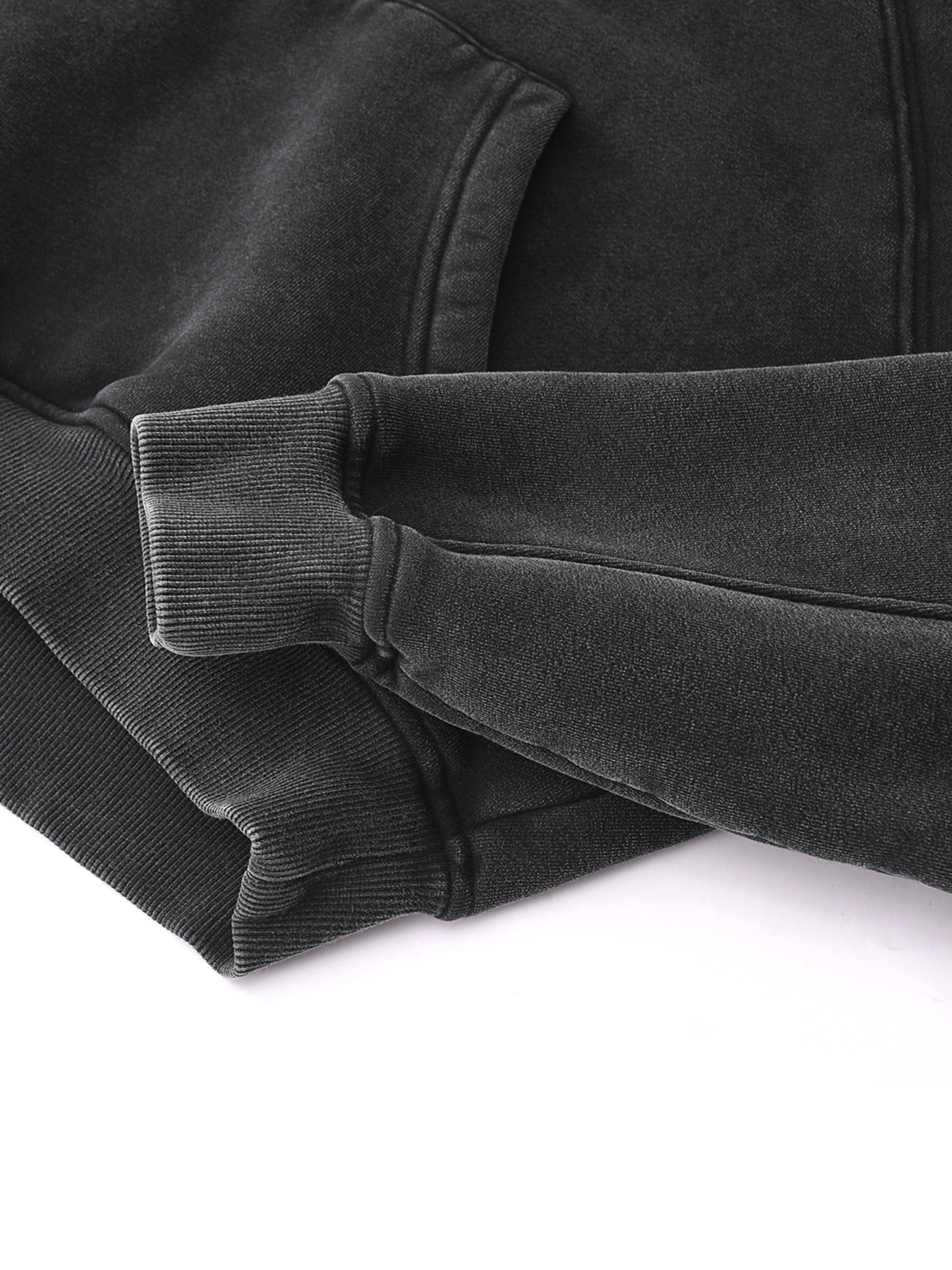 Snow Washed Cropped Hoodie