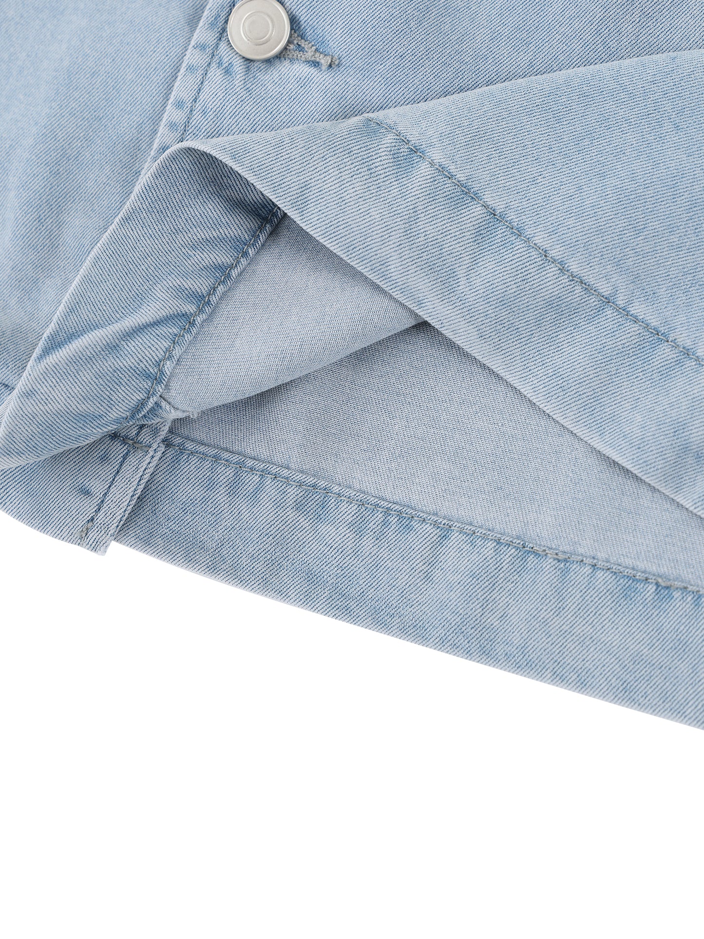 Women's Vintage Wash Boxy Cropped Shirt